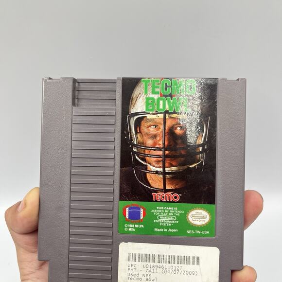 Tecmo Bowl (Nintendo Entertainment System, 1989) NES game WORKS! - Picture 6 of 6